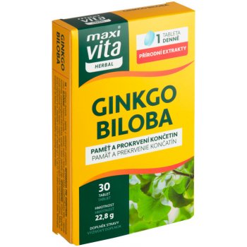 Maxivita Premium Ginkgo Biloba 30 tablet