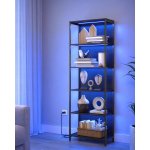 VASAGLE Knihovna VASAGLE se 6 úrovněmi, 30,3x40/60x178,6 cm – Zboží Dáma
