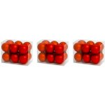 LAALU Vánoční ozdoby koule červené s glitry průměr 4 cm 12 ks – Hledejceny.cz