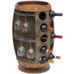 DanDiBo Stojan na víno Wood Brown 360° otočný sud na víno 71 cm 9205-R – HobbyKompas.cz