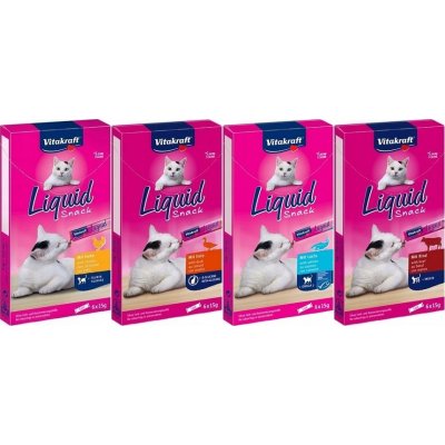 Vitakraft Cat Liquid snack kuře 6 x 15 g – Sleviste.cz