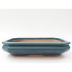 E-bonsai keramická bonsai miska 19 x 13,5 x 4,5 cm modrá – Zboží Dáma