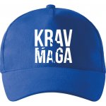 Nápis Krav Maga se zahnutým kšiltem a mosaznou sponou Královská modrá – Hledejceny.cz
