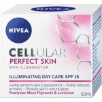 Nivea Cellular Perfect Skin Illuminating Day Cream SPF15 50 ml – Zboží Mobilmania