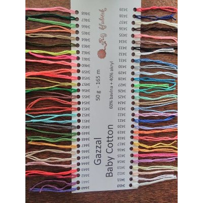 Gazzal Baby Cotton - vzorník – Sleviste.cz