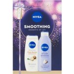 Nivea Smoothing Moments of Joy Nivea Shea Butter & Botanical Oil krémový sprchový gel 250 ml + Nivea Smooth Sensation hydratační tělové mléko 250 ml kosmetická sada – Zboží Dáma