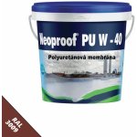 NEOTEX Neoproof PU W-40 - tekutá polyuretanová hydroizolace Balení: 13 kg, Barva: Čokoládová hnědá (RAL 8017) – Zboží Mobilmania