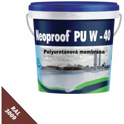 NEOTEX Neoproof PU W-40 - tekutá polyuretanová hydroizolace Balení: 13 kg, Barva: Čokoládová hnědá (RAL 8017) – Zboží Mobilmania