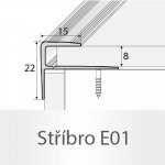 Profil Team Schodová hrana zlato E00 2,7 m 8mm – Hledejceny.cz