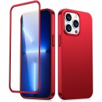 Joyroom 360 Full Case Cover iPhone 13 Pro zadní a přední + tvrzené sklo červené – Zbozi.Blesk.cz