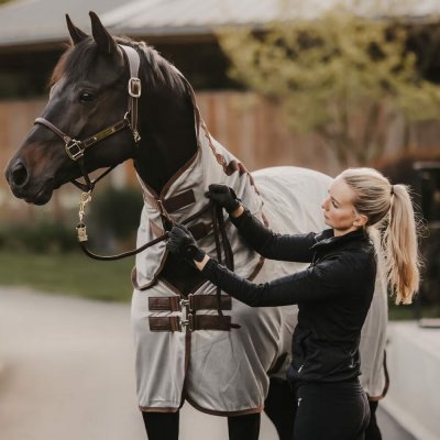 Kentucky Deka síťovaná Mesh Classic s odnímatelným krkem stříbrná – Zboží Dáma