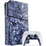 Comgad Kryt na konzoli PS5 Slim - Blue Wave Camo Faceplates Kit – Hledejceny.cz