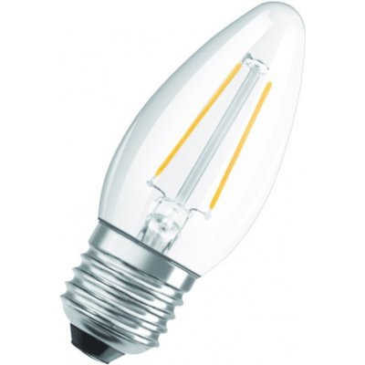 Osram LED žárovka LED E27 B35 4W = 40W 470lm 2700K Teplá bílá 300° Filament STAR – Zbozi.Blesk.cz