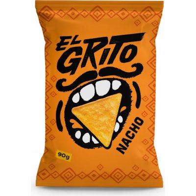 EL GRITO Kukuřičné tortilla chipsy s příchutí sýra 90 g – Zboží Mobilmania
