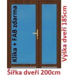Soft Dvoukřídlé 3/3 sklo bílá 200 x 185 cm – Hledejceny.cz
