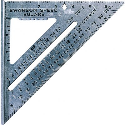 Swanson úhelník Speed Square 7" (17,7mm) pouze palcová stupnice – Zbozi.Blesk.cz