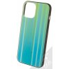 Pouzdro a kryt na mobilní telefon Apple Pouzdro 1Mcz Aurora Glass Cover Apple iPhone 12 Pro Max měnivě zelené mátově zelené