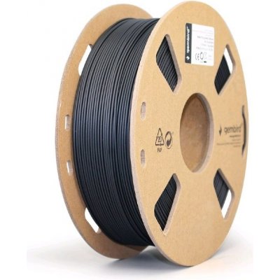 Gembird PLA MATTE, 1,75mm, 1000g, 3DP-PLA-01-MTBK, černá – Zboží Živě