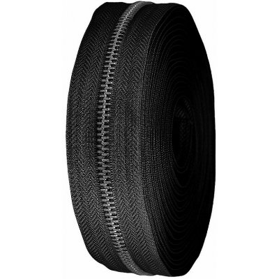 Zip kovový No 5 metráž Varianta: 3 černá platina, Balení: 1 m – Hledejceny.cz