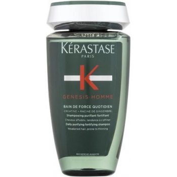 Kérastase Čisticí a vyživující šampon pro slabé vlasy s tendencí vypadávat Genesis Homme Bain de Force Quotidien Shampoo 1000 ml