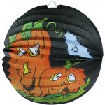 Lampion Halloween koule 25 cm – Zboží Mobilmania