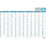 nástěnný roční B1 modrý / 67cm x 96,4cm / BKA4-26 2026 – Sleviste.cz