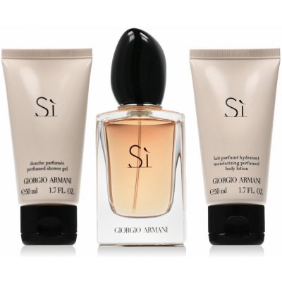 Giorgio Armani Sì EDP 50 ml + sprchový gel 50 ml + tělové mléko 50 ml – Zboží Mobilmania