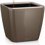 Lechuza Květináč Quadro LS Taupe 35 cm – Hledejceny.cz