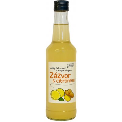 Od Mahcáčků Zázvorový sirup s citronem 0,5 l – Zboží Dáma