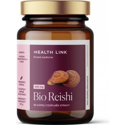 Health Link Reishi kapsle 400 mg 90 ks BIO