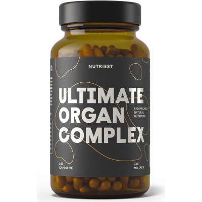 Nutriest Grass-fed lyofilizovaný bio organ complex 240 kapslí – Hledejceny.cz