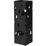 SONGMICS Kovový stojan na deštníky, 15.5x15.5x49cm, černý – Hledejceny.cz
