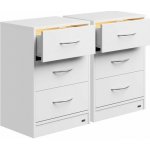 FurniGO Eloise 54 x 39 x 28 cm – Zbozi.Blesk.cz