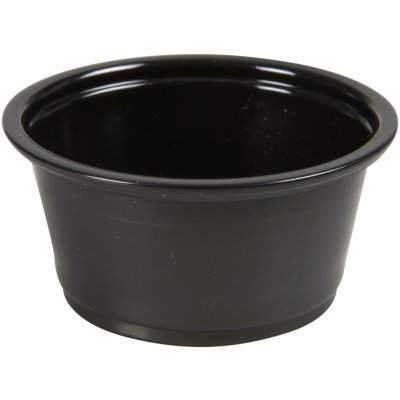 ABENA - Dresinková miska černá 60 ml , pr. 62 mm (PP) (125 ks) – Zboží Mobilmania