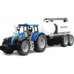 Alltoys Traktor na setrvačník s cisternou modrý – Hledejceny.cz