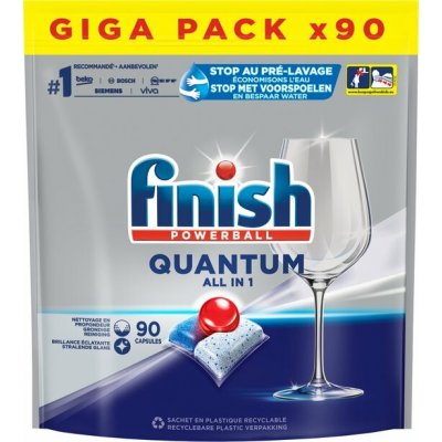 Finish Powerball Quantum tablety do myčky All in1 90 ks – Zboží Mobilmania