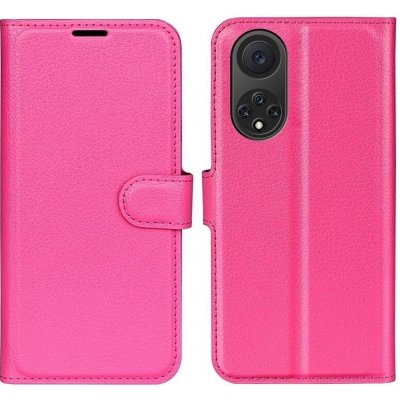 Litchi PU kožené peněženkové pouzdro na mobil Huawei Nova 9/Honor 50 - rose – Zboží Živě