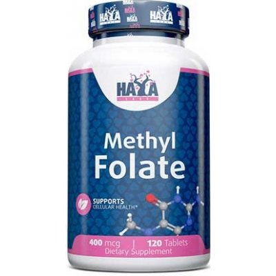Haya Labs Methyl Folate Kyselina listová 400mcg 120 tablet