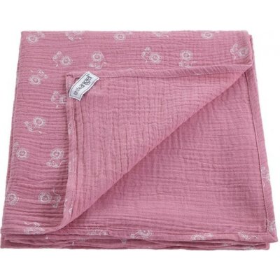 Little Angel Mušelínová deka osuška Světle růžová – Hledejceny.cz