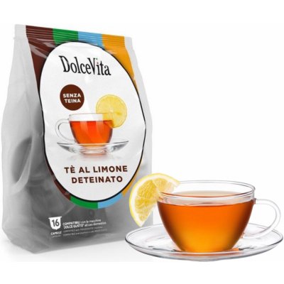 Dolce Vita Italfoods Dolce Vita čaj DETEINATO s citronem do Dolce Gusto 16 kusů kapslí – Zbozi.Blesk.cz