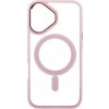 Pouzdro a kryt na mobilní telefon Apple WG Iron Eye MagSafe pro Apple iPhone 16 Pink Transparent