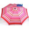 Deštník S.Oliver S´oliver deštník skládací Enjoy Summer Stripes motiv růžový proužek