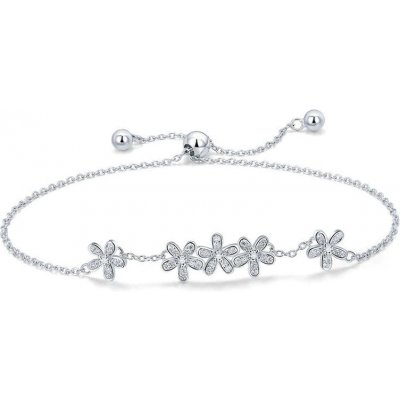 Grace Silver Jewellery stříbrný Brenda květina NR-SCB084 stříbrná