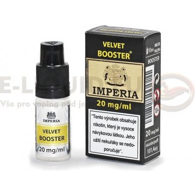 Boudoir Samadhi s.r.o BOOSTER IMPERIA Velvet VPG PG20/VG80 20mg 1x10ml