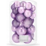 SPRINGOS Vánoční baňky fialové mix 4 5 6cm sada 30ks CA0174-XG – Zboží Dáma