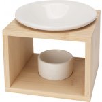 Home Styling Collection Aroma lampa keramika 11 cm bílá – Zboží Dáma