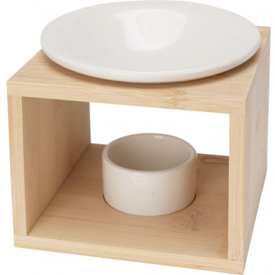 Home Styling Collection Aroma lampa keramika 11 cm bílá – Zboží Dáma