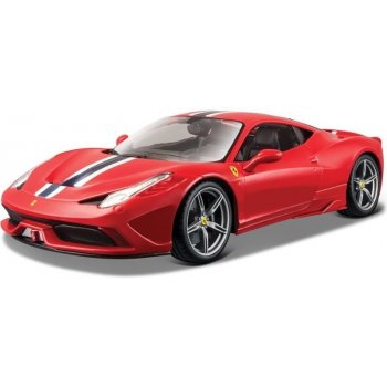 Bburago Sign. Ferrari 458 Speciale červená 1:18