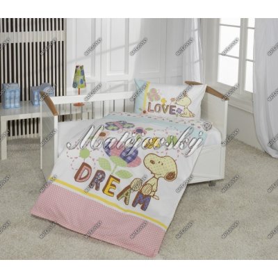 Matějovský Snoopy baby dream Bavlna standard 90 x 130 cm 40x60 cm – Zboží Mobilmania