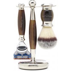 Truefitt & Hill Edwardian Collection Set Fusion with Synthetic Brush Horn